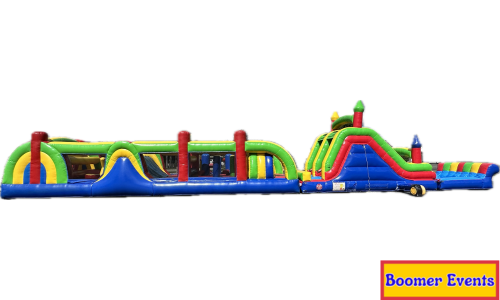 Combo 18: 16ft Color Rush Side & 40ft Obstacle Course